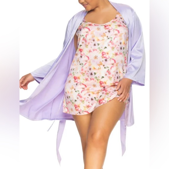 Felina Chemise and Robe Set - Picture 1 of 4